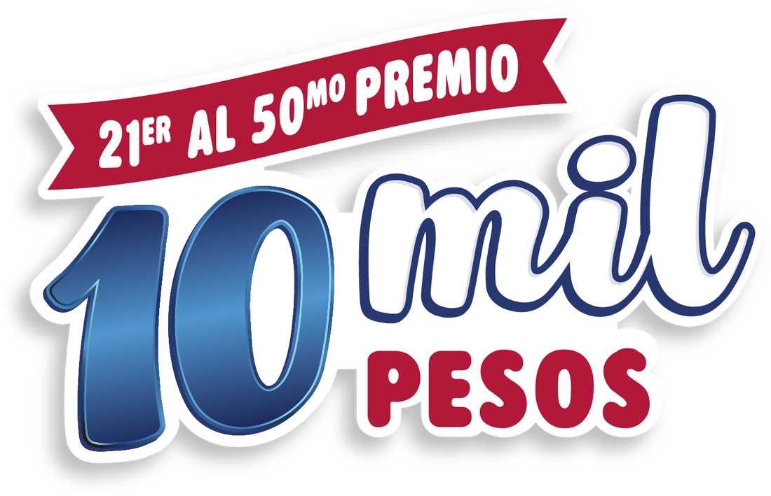 21er al 50mo premio. 10 mil pesos